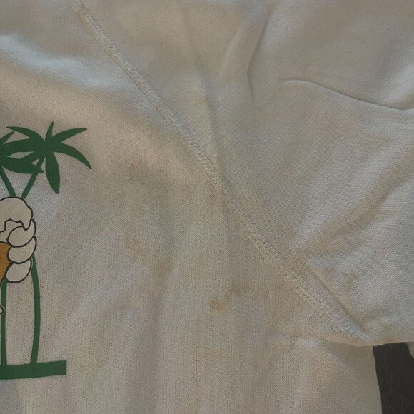 Vintage 1985 Jim Benton Born To Party Women's Sweatshirt Made In USA, Size S NWT - Picture 4 of 8